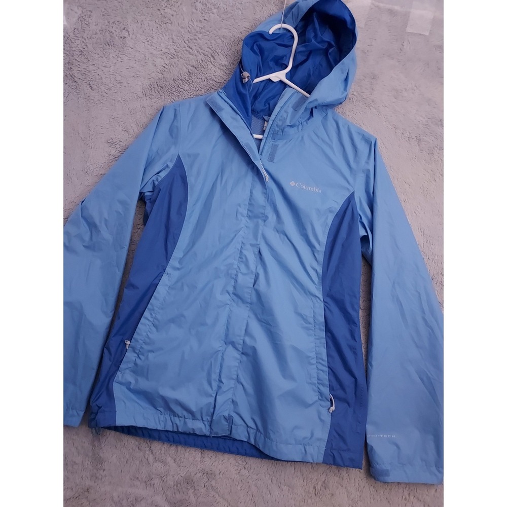 Columbia Jacket Womens Small Full Zip Arcadia Omni Tech Waterproof Lightweight S